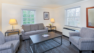 Parlor Suite interior at The Gideon Putnam